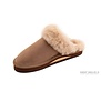 Sunset Snugs-Dark Brown Leather Tan