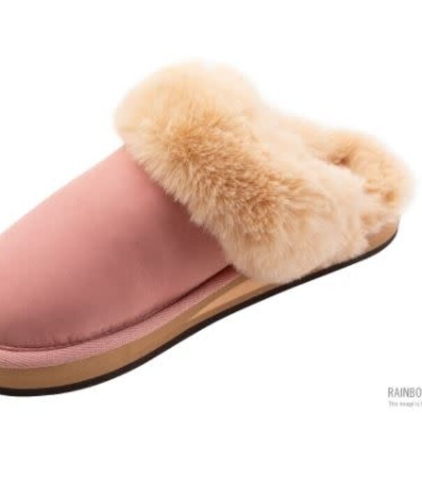 Rainbow Sandals Sunset Snugs - Pink Leather Cream