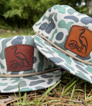 DM Backshore Leather Patch Hat Marsh