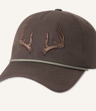 Ensenada Rope Hat Wildlife Rack Stone Brown