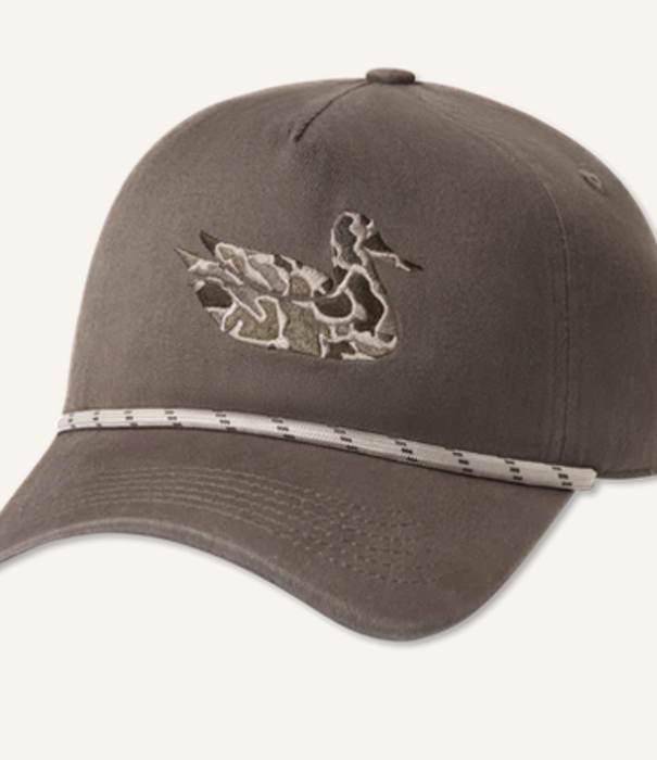 Southern Marsh Ensenada Rope Hat Camo Duck Stone Brown