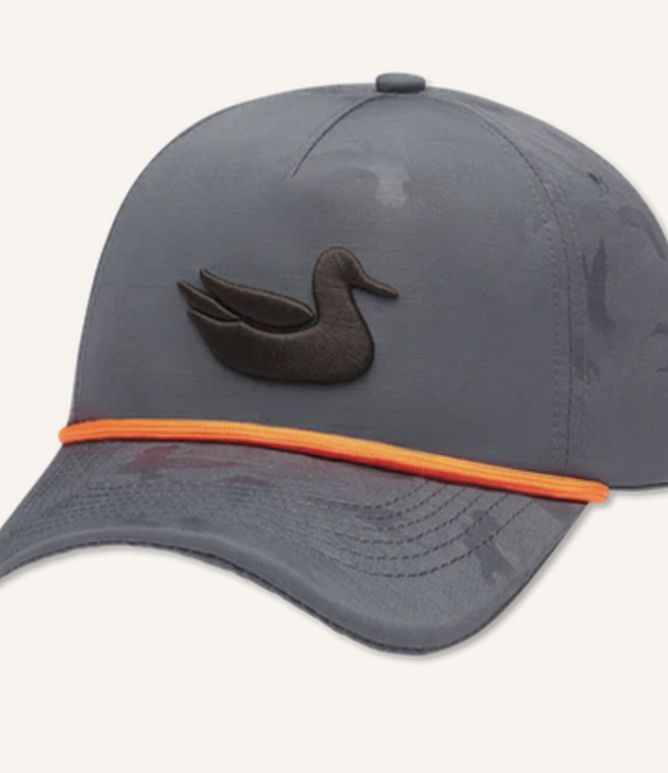 Southern Marsh Sabine Rope Hat Duck Camo Dark Grey
