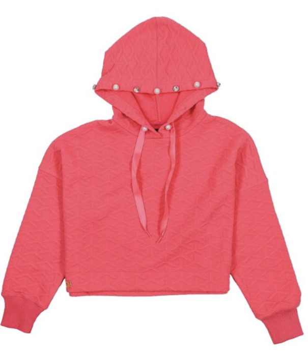 Simply Southern Simply Southern Quilted Hoodie Pink