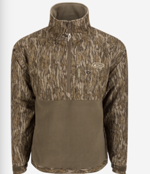 Youth MST Eqwader 1/4 Zip Mossy Oak Bottomland