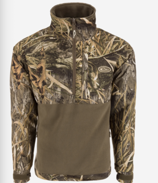 Guardian Flex Fleece Eqwader 1/4 Zip Shadowgrass Habitat