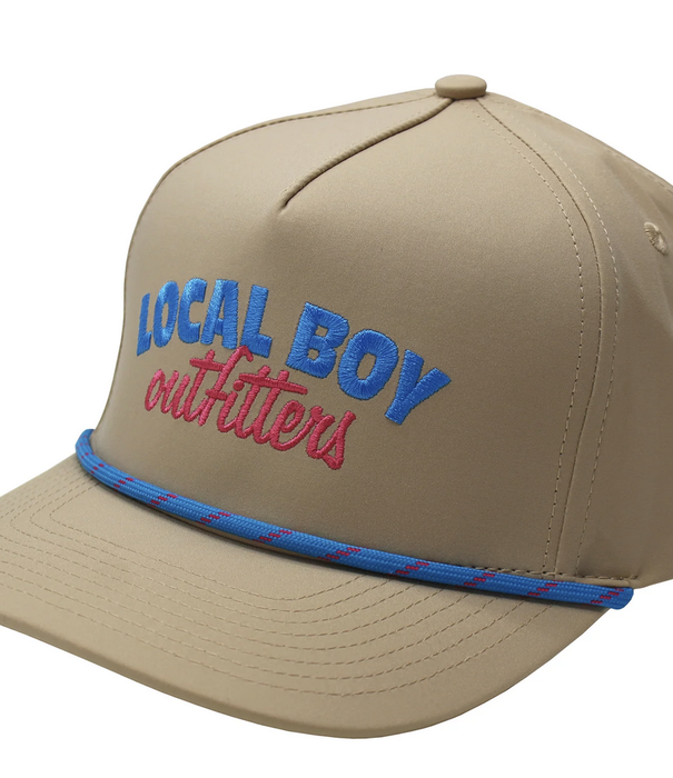 Local Boy Outfitters Local Boy Spring Break Rope Hat Khaki