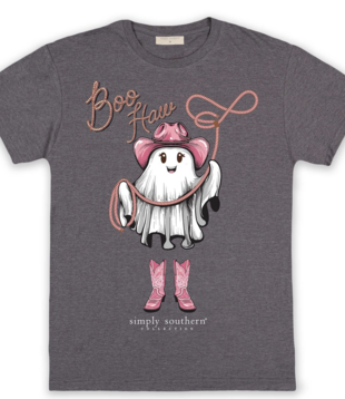 Youth Boo Haw S/S Tee Iron Heather