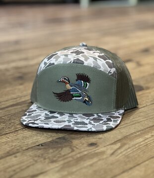 AIX Green Wing Teal OSC Sage 7 Panel Hat
