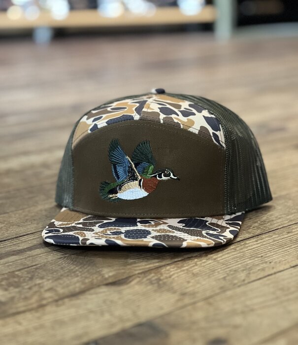AIX Waterfowl AIX Flying Woodie OSC Clay 7 Panel Hat