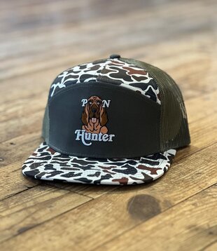 Poon Hunter 2.0  Old School Camo 7 Panel Hat