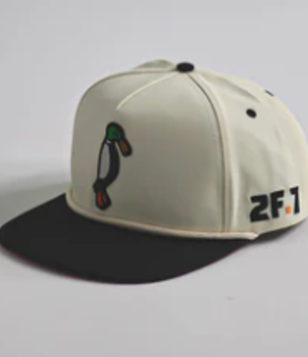 24.7 Hunt 24.7 Hunt Off White/Black Rope Hat