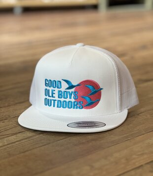 Good Ole Boys Sun Birds Hat White