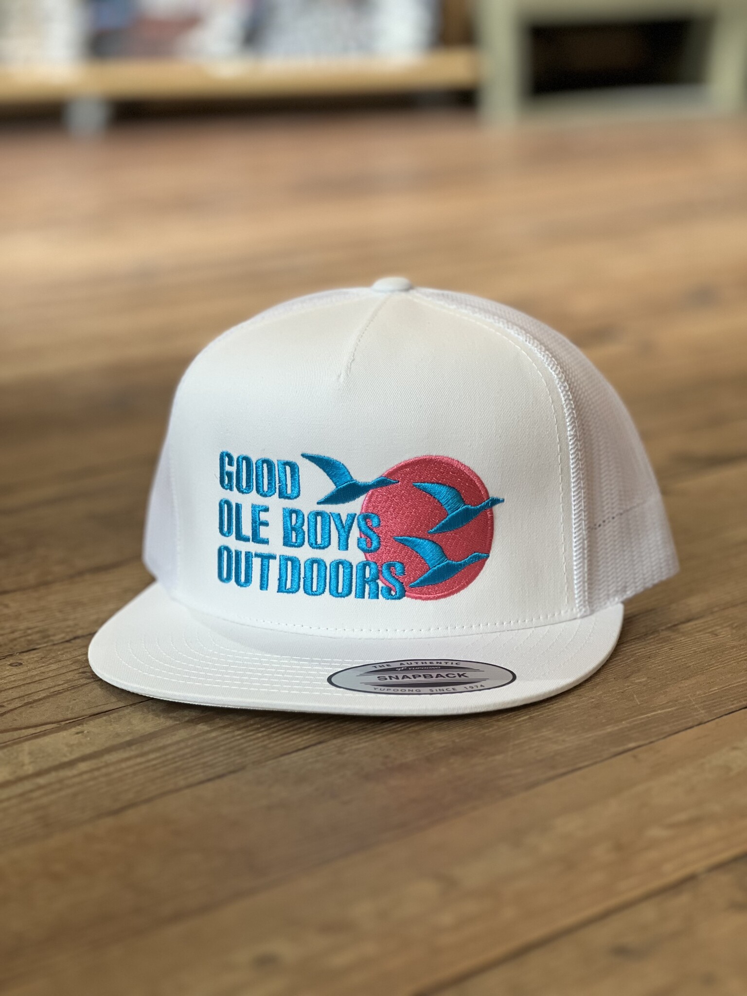 Good Ole Boys Sun Birds Hat White - Papa display picture 3