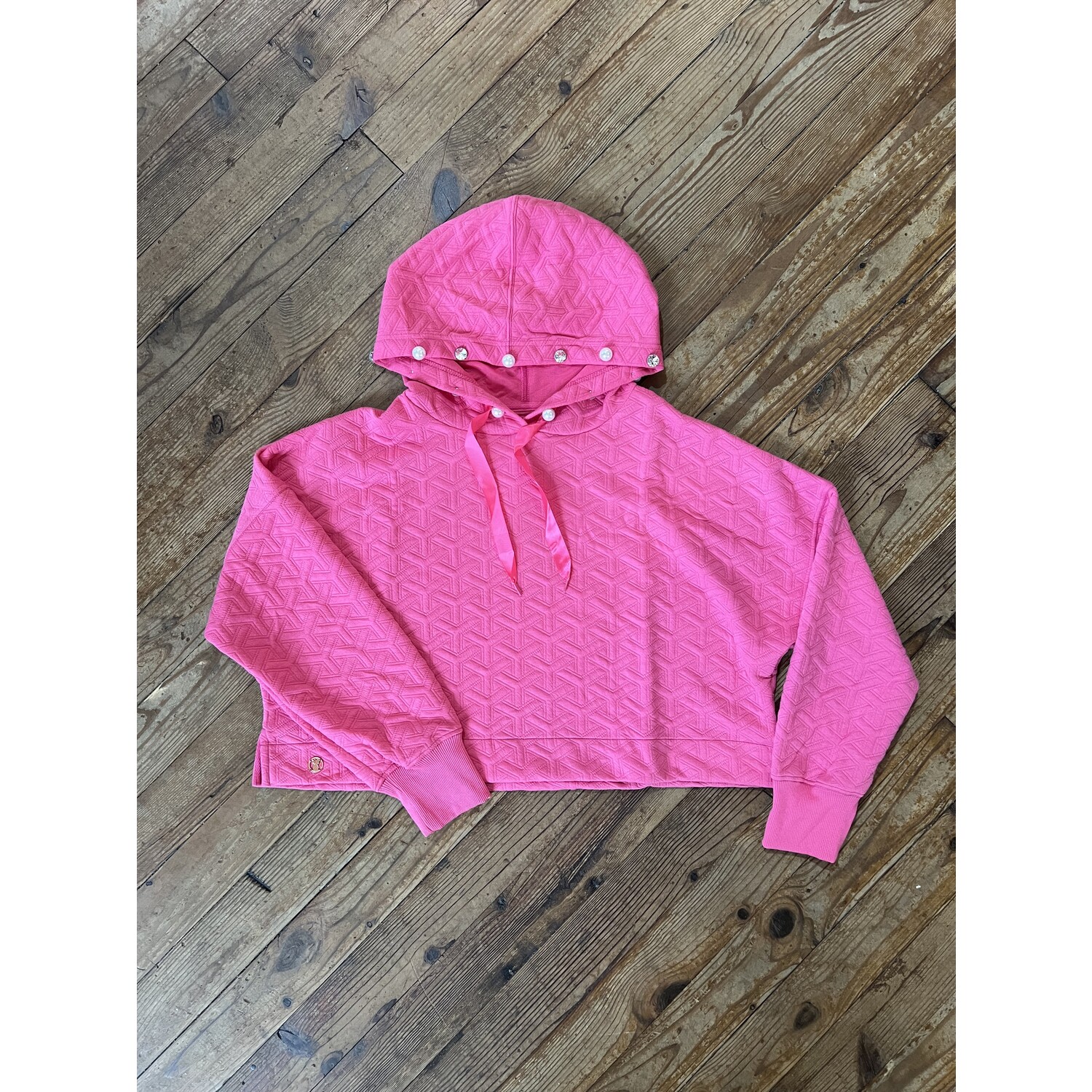 Simply Southern Simply Southern Quilted Hoodie Pink Papa s General Store