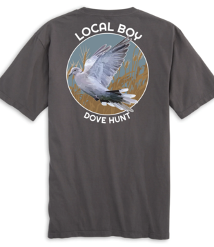Local Boy Dove Hunt Tee Grey
