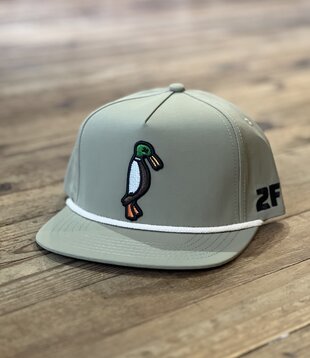 24.7Hunt Olive Duck Rope Hat