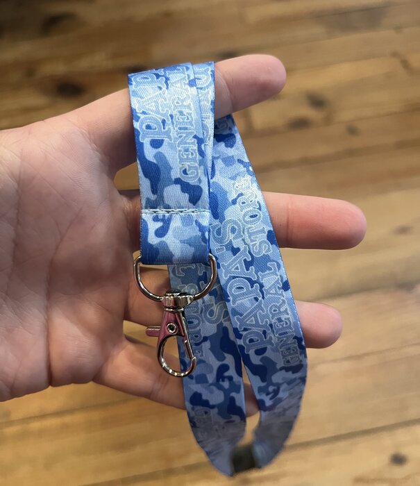 Papa's General Store PGS Blue OS Camo Lanyard