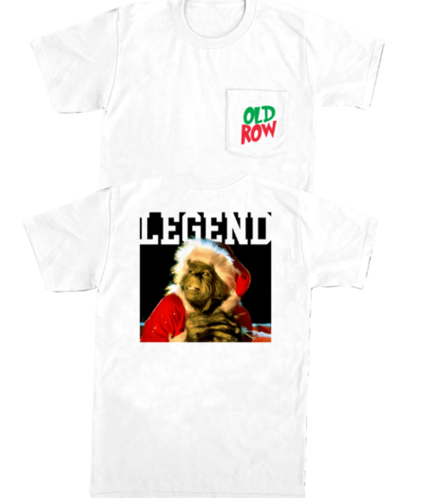 Old Row Old Row The Grinch Tee White