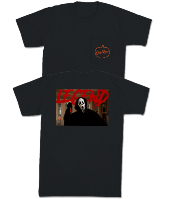 Old Row Old Row Ghostface Spooky Legend Tee Black