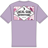 Local Girl Founder's Flag Pink Localflage Orchid Tee