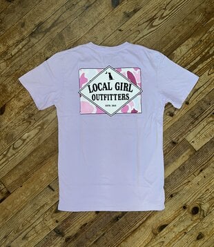 Local Girl Founder's Flag Pink Localflage Tee