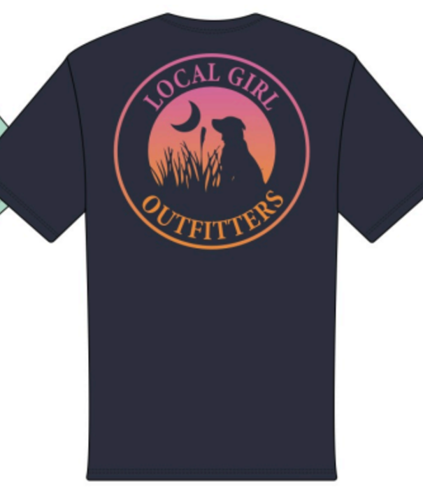 Local Girl Outfitters Local Girl Sunset Spring '25 Navy Tee