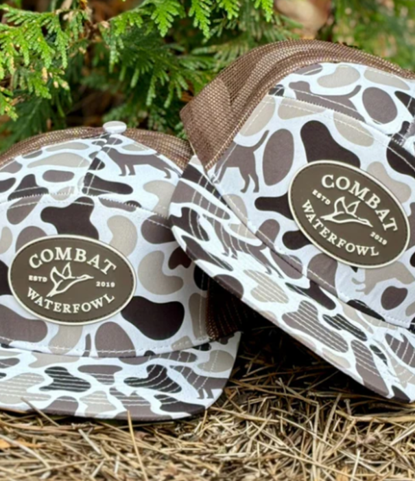 Combat Waterfowl Front Lines 7 Panel Hat | Patch |