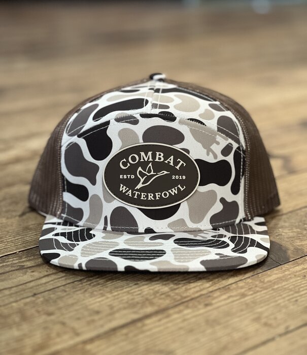 Combat Waterfowl Front Lines 7 Panel Hat | Patch |