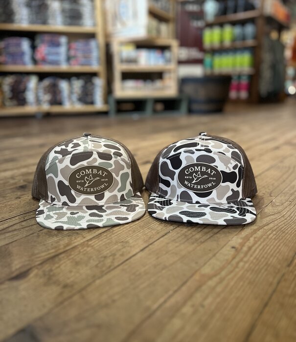 Combat Waterfowl Front Lines 7 Panel Hat | Patch |