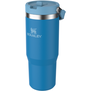 The IceFlow™ Classic Flip Straw 30oz Tumbler Azure