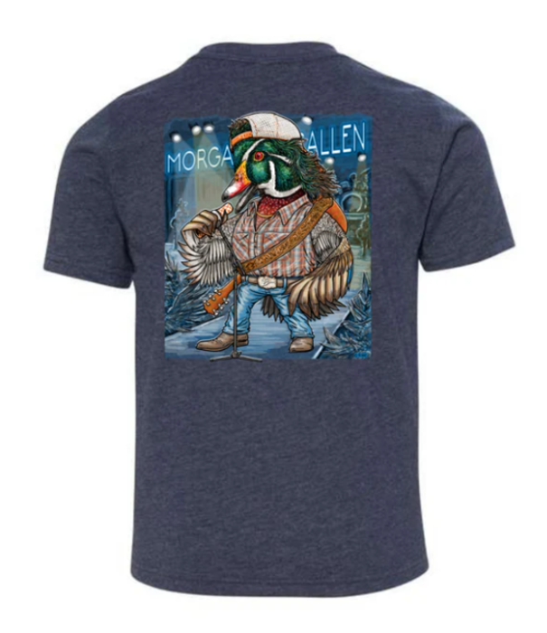 Combat Waterfowl Youth Morgan Callen Midnight Navy Tee