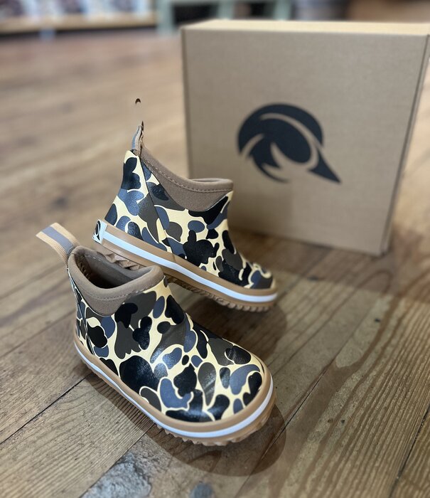 AIX Waterfowl AIX Kids Old School Camo Deck Boot