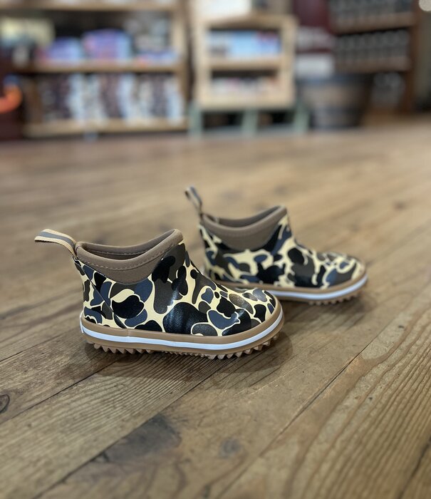 AIX Waterfowl AIX Kids Old School Camo Deck Boot