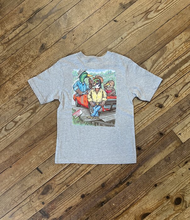 Combat Waterfowl Youth Ducks Of Hazzard Grey Tee