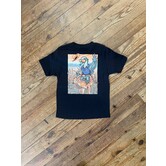 Youth Buckin' Cotton Black Tee