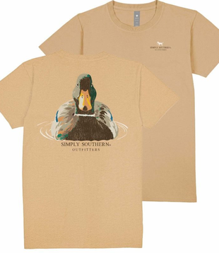 Simply Southern Mallard S/S Tee Khaki