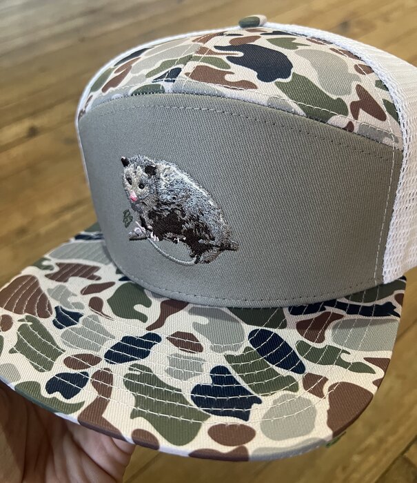 Papa's General Store Treed Possum PAPAflage 7 Panel PGS Hat