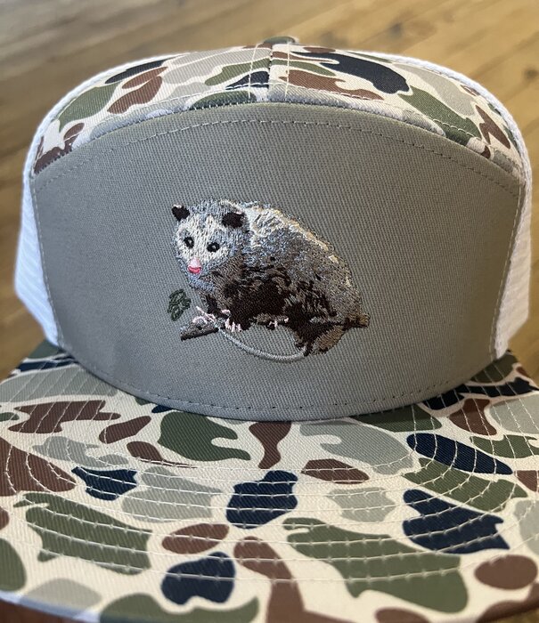 Papa's General Store Treed Possum PAPAflage 7 Panel PGS Hat