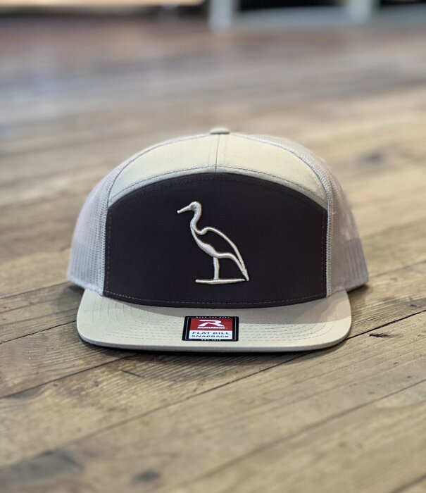 Dirty Marsh Heron 7 Panel Brown/Khaki