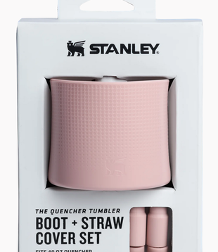 Stanley Quencher Boot and Straw Cover Set  Pink Dusk 40oz