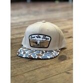 GOB Cattle Skull Patch Hat  Beige/Blue Old School