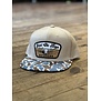GOB Cattle Skull Patch Hat  Beige/Blue Old School