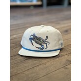 Duck Camp Blue Crab Hat Ivory