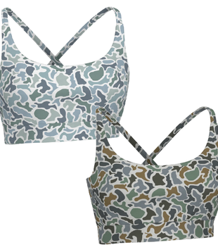 Local Girl Camo Sports Bra Top