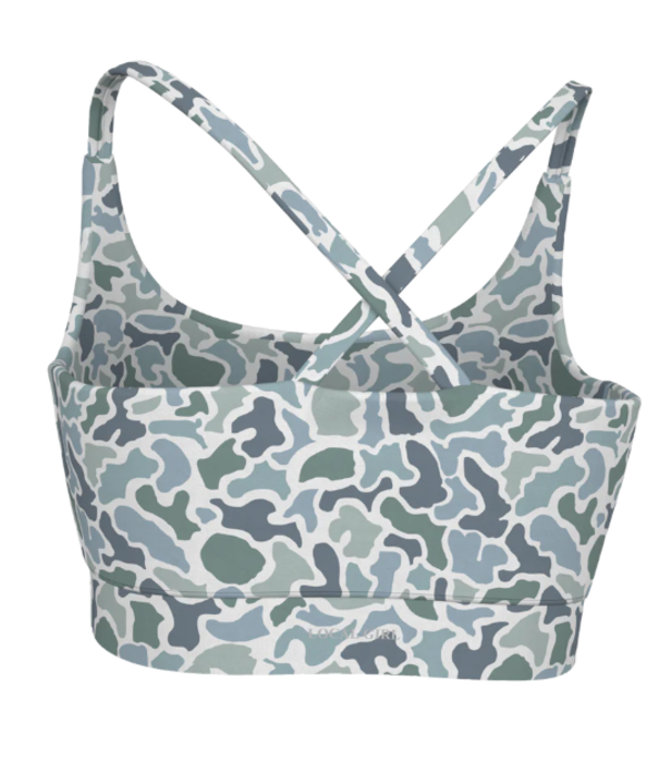Local Girl Outfitters Local Girl Camo Sports Bra Top
