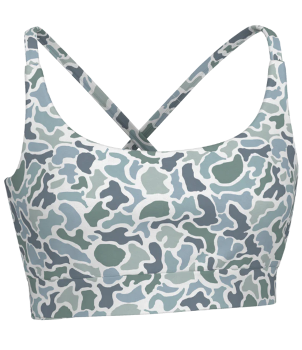 Local Girl Outfitters Local Girl Camo Sports Bra Top