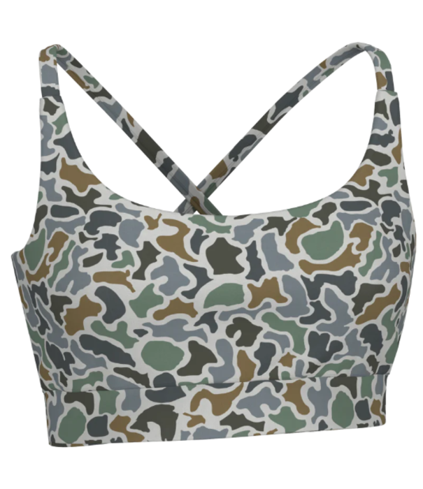 Local Girl Outfitters Local Girl Camo Sports Bra Top
