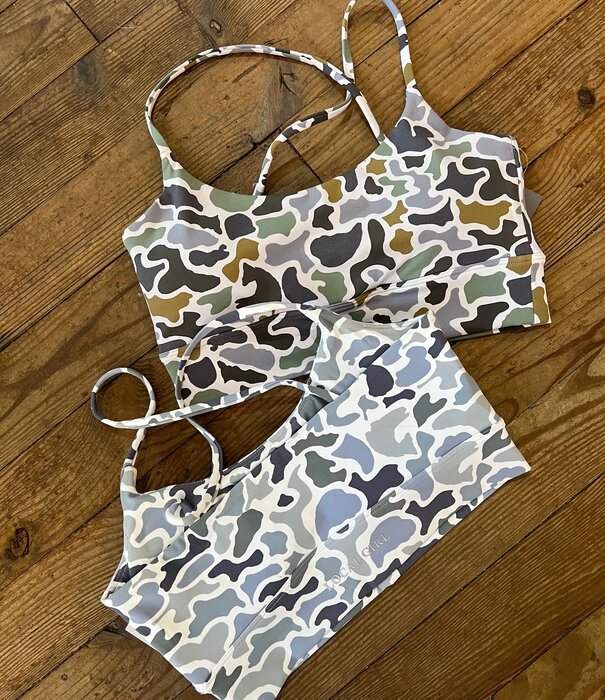 Local Girl Outfitters Local Girl Camo Sports Bra Top