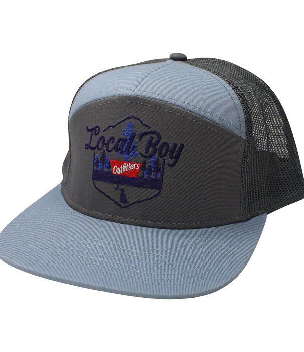Local Boy Outfitters Local Boy Banquet 7 Panel Hat Light Grey/Grey