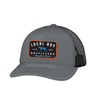 Local Boy Youth On the Prowl Trucker Hat Heather Grey/Black